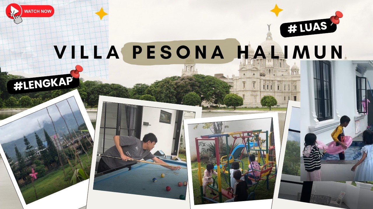 Villa super lengkap dan murah Villa Pesona Halimun Puncak Bogor