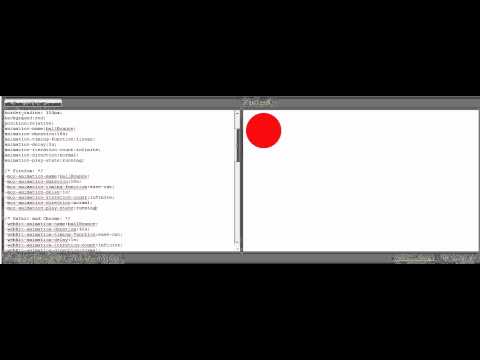 CSS3 Ball Bouncing Animation