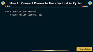 Celebrity How to Convert Binary to Hexadecimal in Python Wealth