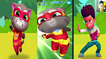 Talking Tom Hero Dash Walkthrough Gameplay Part #1 - Super Tom (iOS, Android)