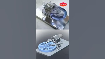 Stirling engine. #solidworks #3d #design #autocad #engineering  #mechanicalengineering