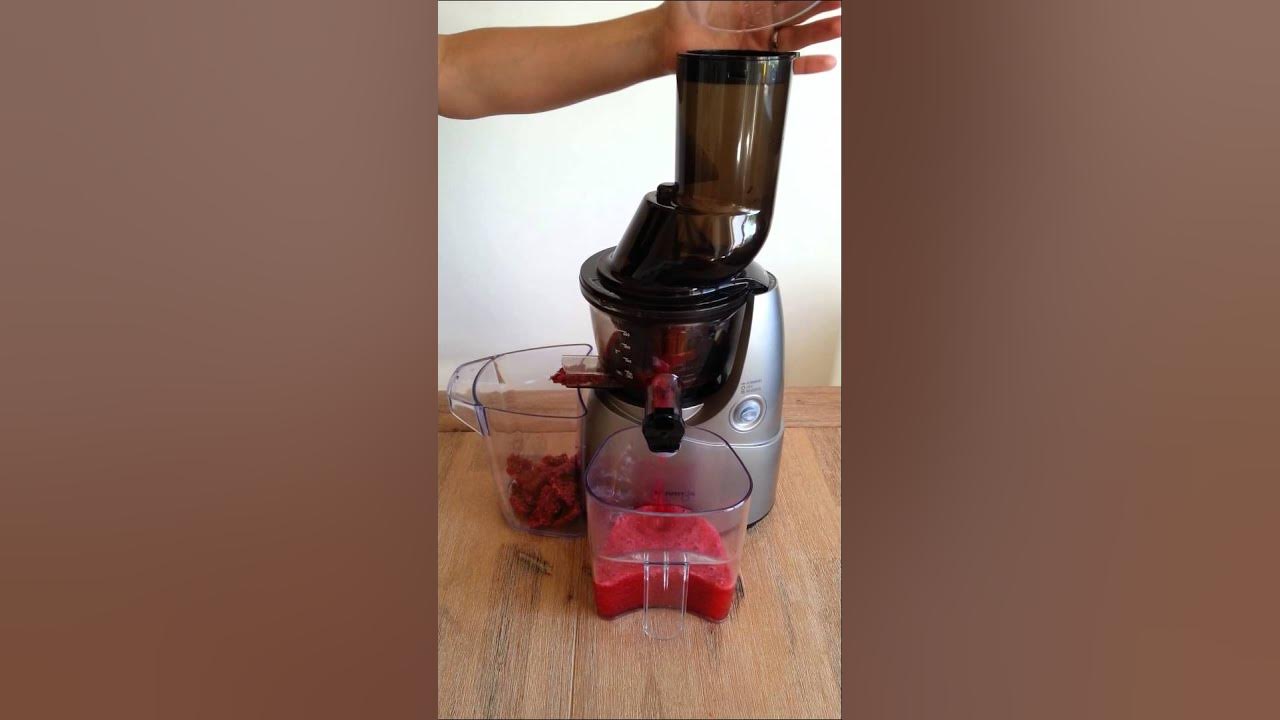 Odšťavňování rybízu na Kuvings Whole Slow Juicer B6000 YouTube