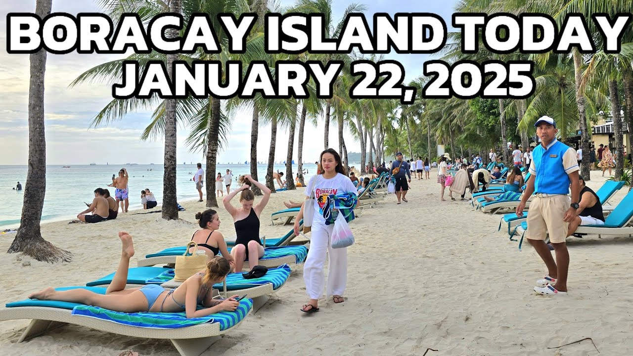 SUPER CLOUDY PERO GANDA PARIN NG WEATHER SA BORACAY 4PM JANUARY 22, 2025 