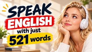 Speak English Fast With Only 521 Words | English Listening Practice | English Podcast