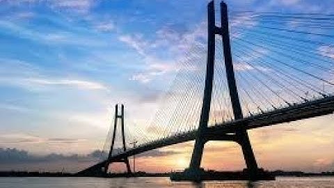Cầu Vàm Cống ( cầu dây văng nối Đồng Tháp - Cần Thơ )