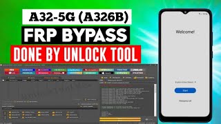 Samsung A32 5G - SM-A326B Erase Frp One Click By Unlock Tool Frp  a32 5g Frp Bypass unlock tool