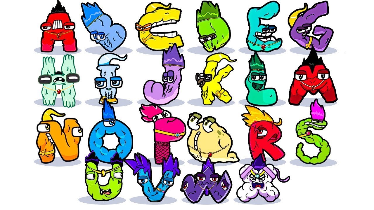 Alphabet Lore But They're Colors Are Swapped by TheBobby65 on