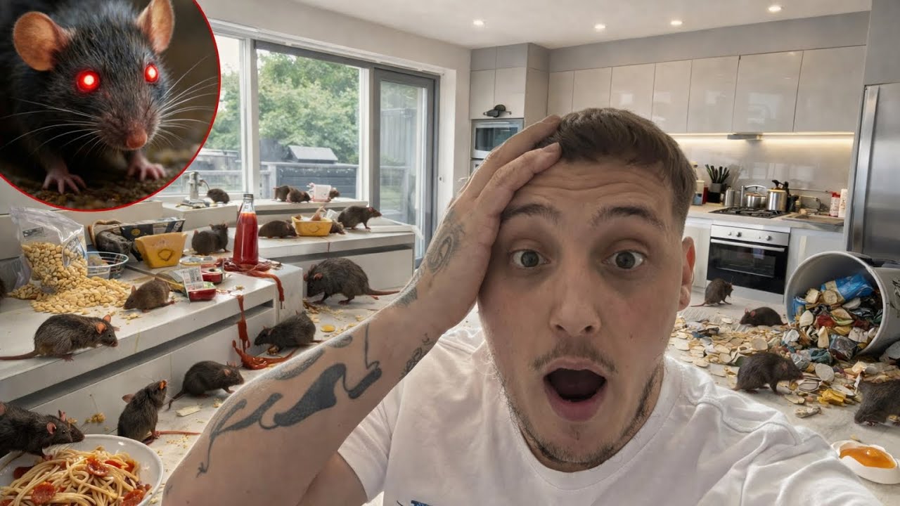 PRANK.. ŘEKLA JSEM MU, ŽE MÁME V KUCHYNI KRYSY…