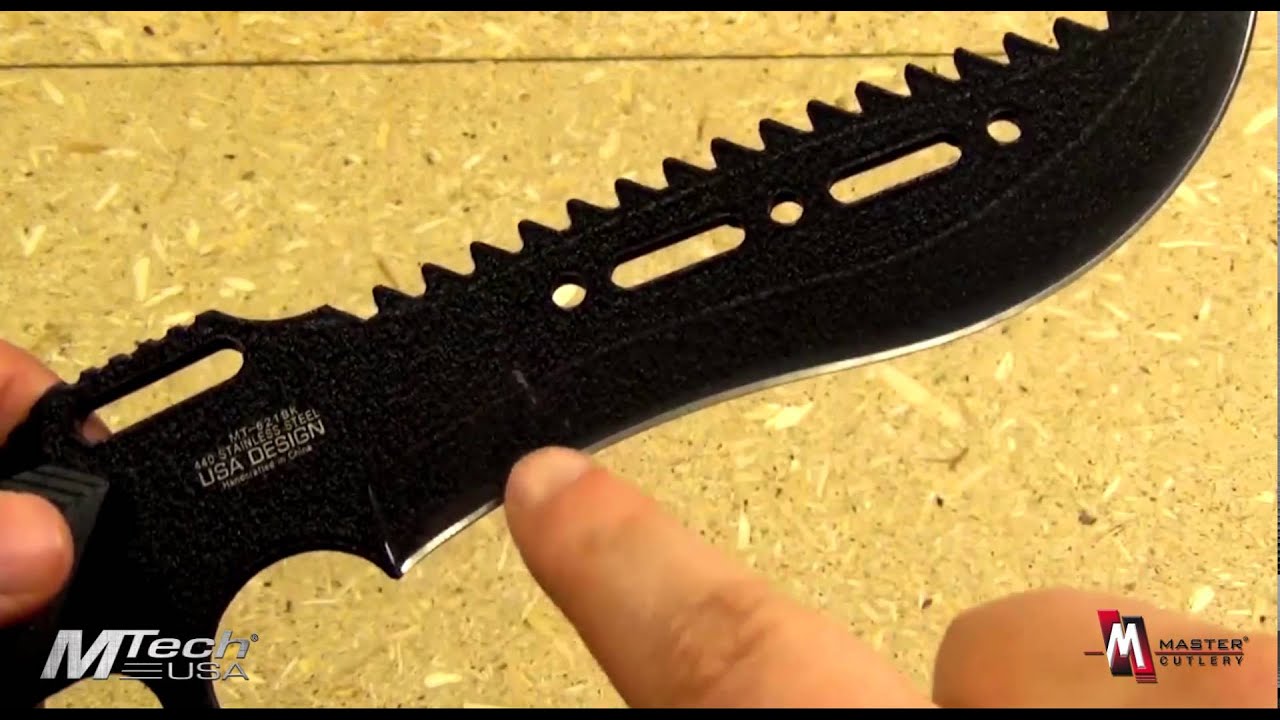 MTech Combat Tactical Sawback Knife