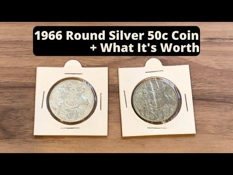 The 1966 Round 50c Coin + What It Is Worth