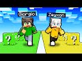 Sono SOPRAVVISSUTO alla CORSA DI LUCKYBLOCK  in Minecraft