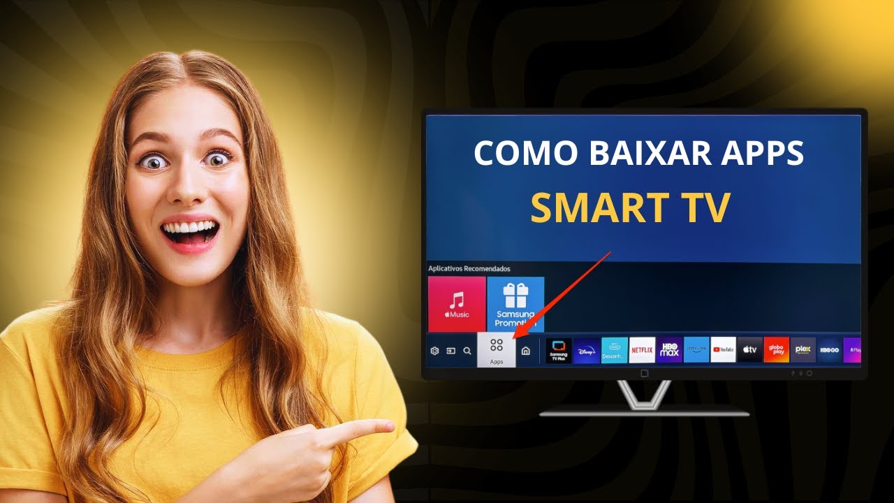 Como BAIXAR APLICATIVO na SMART TV SAMSUNG - YouTube