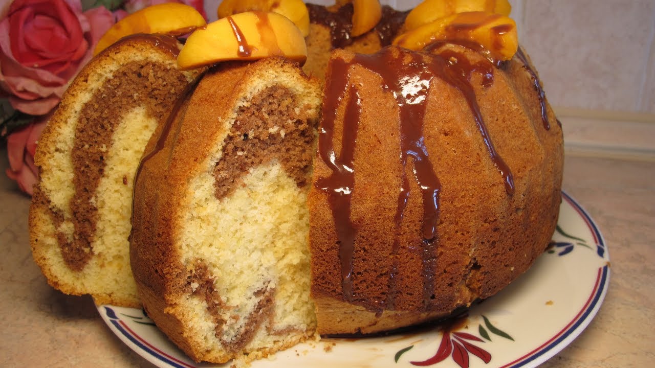 Пухкав, вкусен и красив Кекс с гореща вода