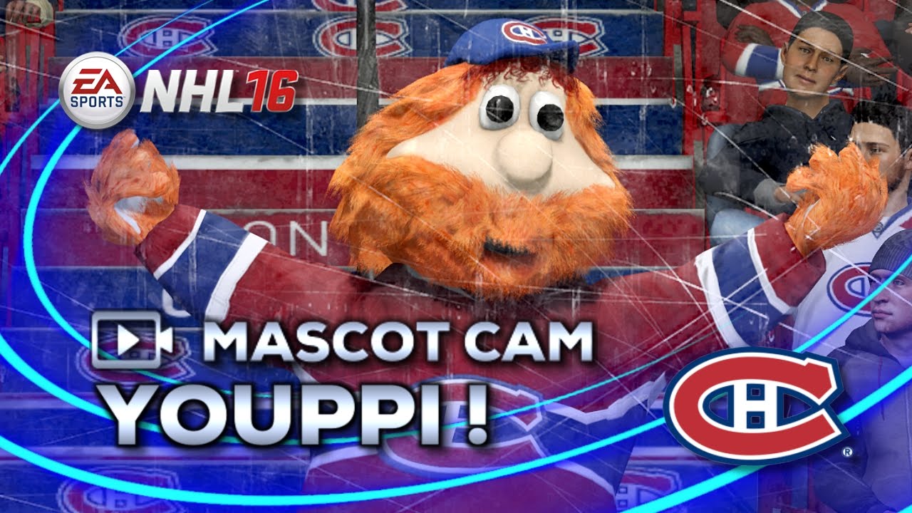 Montreal Canadiens Youppi Mascot 11 NHL Plush Bleacher 
