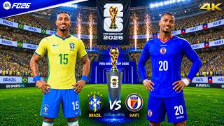 FC 26 - Brazil vs Haiti - FIFA World Cup 2026 Group Stage | PC™ Gameplay [4K60]