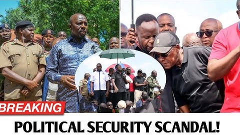 Interior CS confirms the withdrawal  of Natembeya and Khalwale bodyguards |hot takes ke