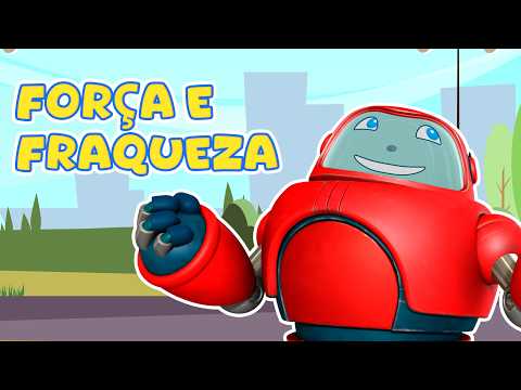 Superbook Brasil | Força e Fraqueza | Super Byte: Devocional para crianças com o Gizmo
