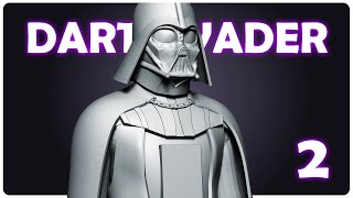 DARTH VADER (Star Wars) | Esculpiendo en ZBRUSH desde Cero | Directo Completo 2