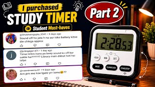 ⏰ How to Use the Study Timer Clock 📚 | All Features Explained ✨ | 24H to 12H Format | Best for S...
