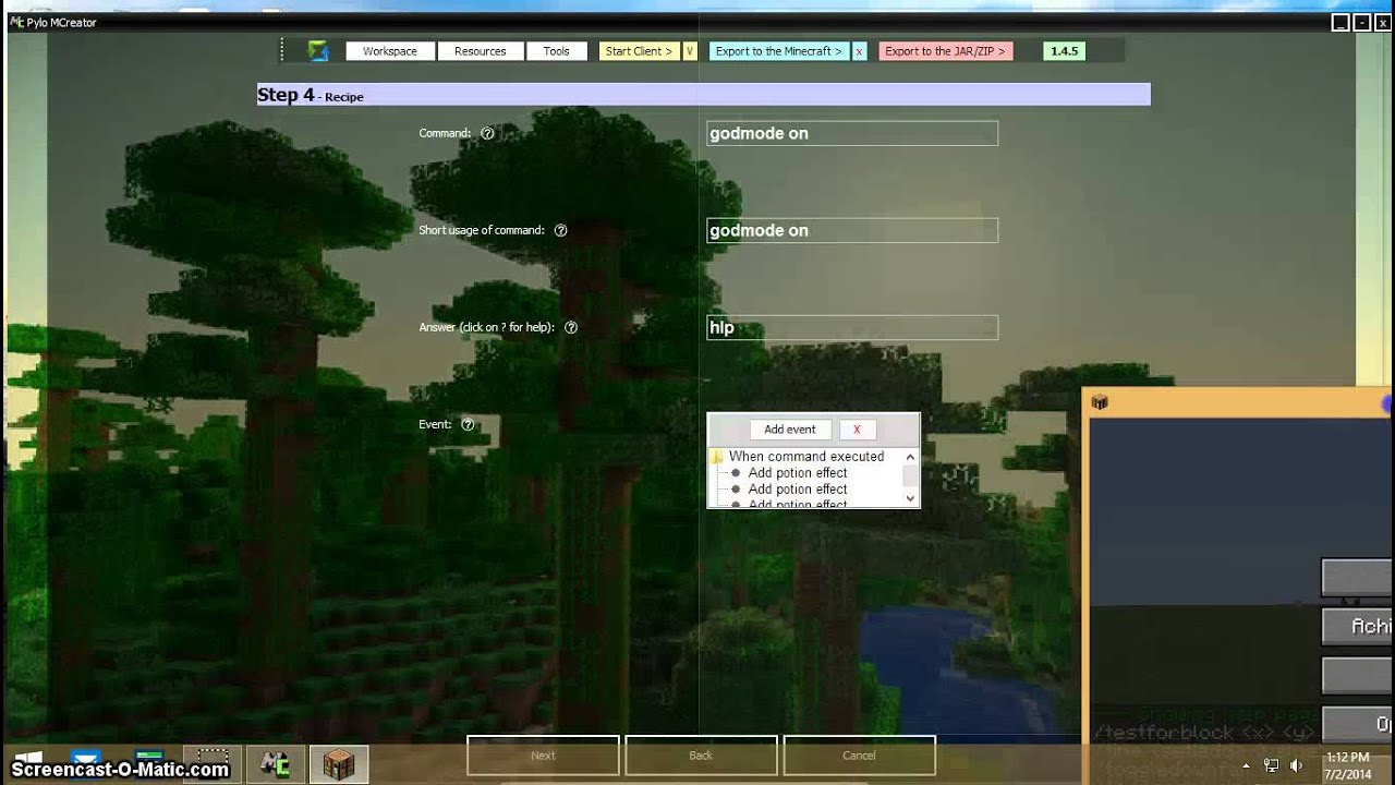mcreator tutorial mob 1.8.9 mcreator tutorial mob 1.8.9