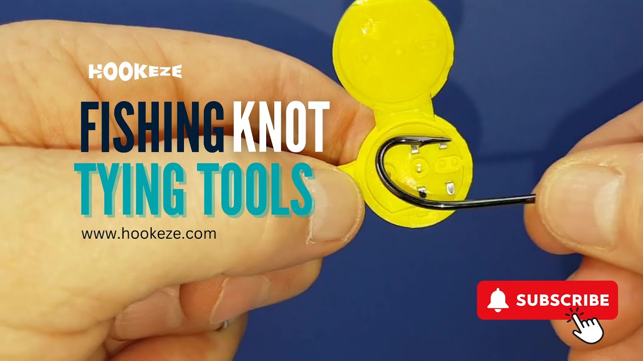 Fast way to tie fishing knots HookEze Knot Tying Tool 