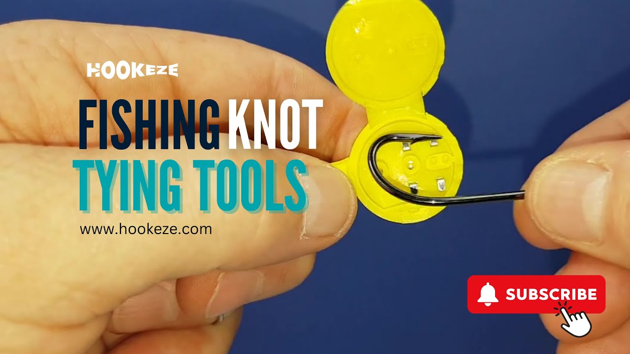 Fast way to tie fishing knots HookEze Knot Tying Tool YouTube