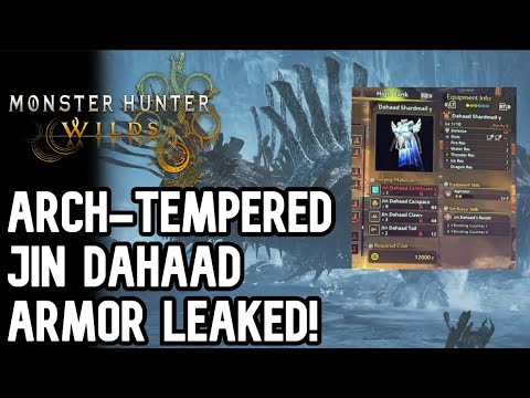 Entire AT Jin Dahaad Armor Leaked!... | Monster Hunter Wilds | モンスター