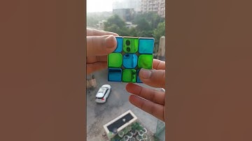 Checker Board pattern on 3x3 Metallic rubiks cube #viral #shorts #rubikscube