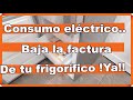 El frigorífico, baja su factura eléctrica. Lower the electricity bill for your refrigerator.