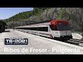 Renfe Rodalies R3 - Viaje comentado desde Ribes de Freser a Piugcerdá en Train Simulator 2021
