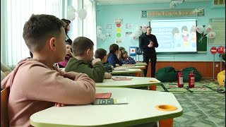 ГОЛОВНИМ УПРАВЛІННЯМ ДСНС УКРАЇНИ У КИЇВСЬКІЙ ОБЛАСТІ ПРОВЕДЕНО УРОК БЕЗПЕКИ ДЛЯ УЧНІВ ВОЛОДАРСЬКОГО ЛІЦЕЮ ІМЕНІ В. П. МЕЛЬНИКА