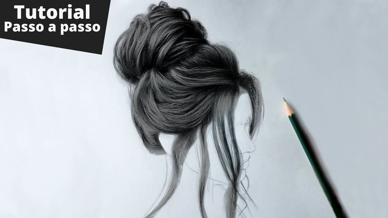 Tutorial de Cabelo #tutorial #comodesenhar #cabelo #hair #sketch