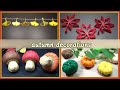 秋の飾り（銀杏・紅葉・キノコ・南瓜）の作り方【DIY】autumn decorations (ginkgo biloba・Maple・mushroom・pumpkin)