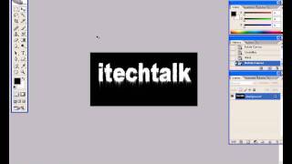 Ice Effect On Text using photoshop