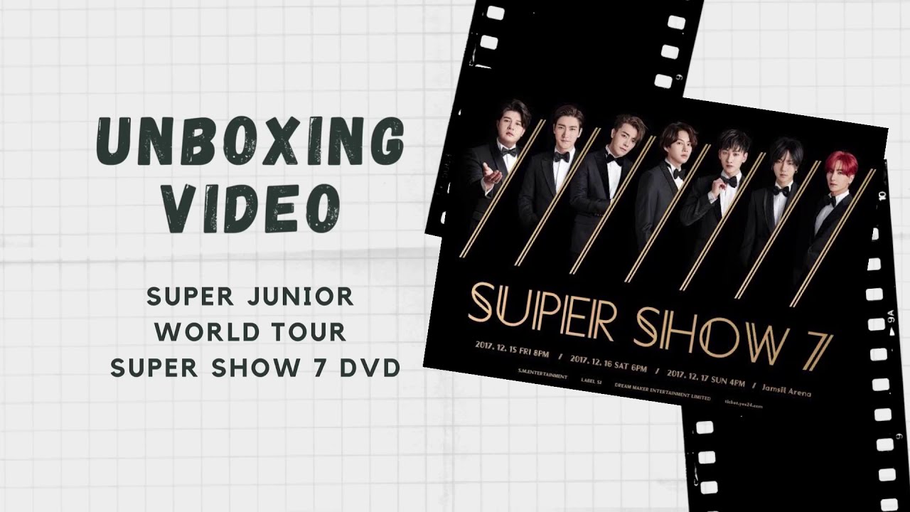 [Unboxing] SS7 DVD/Super Junior World Tour ‘Super Show 7’ DVD