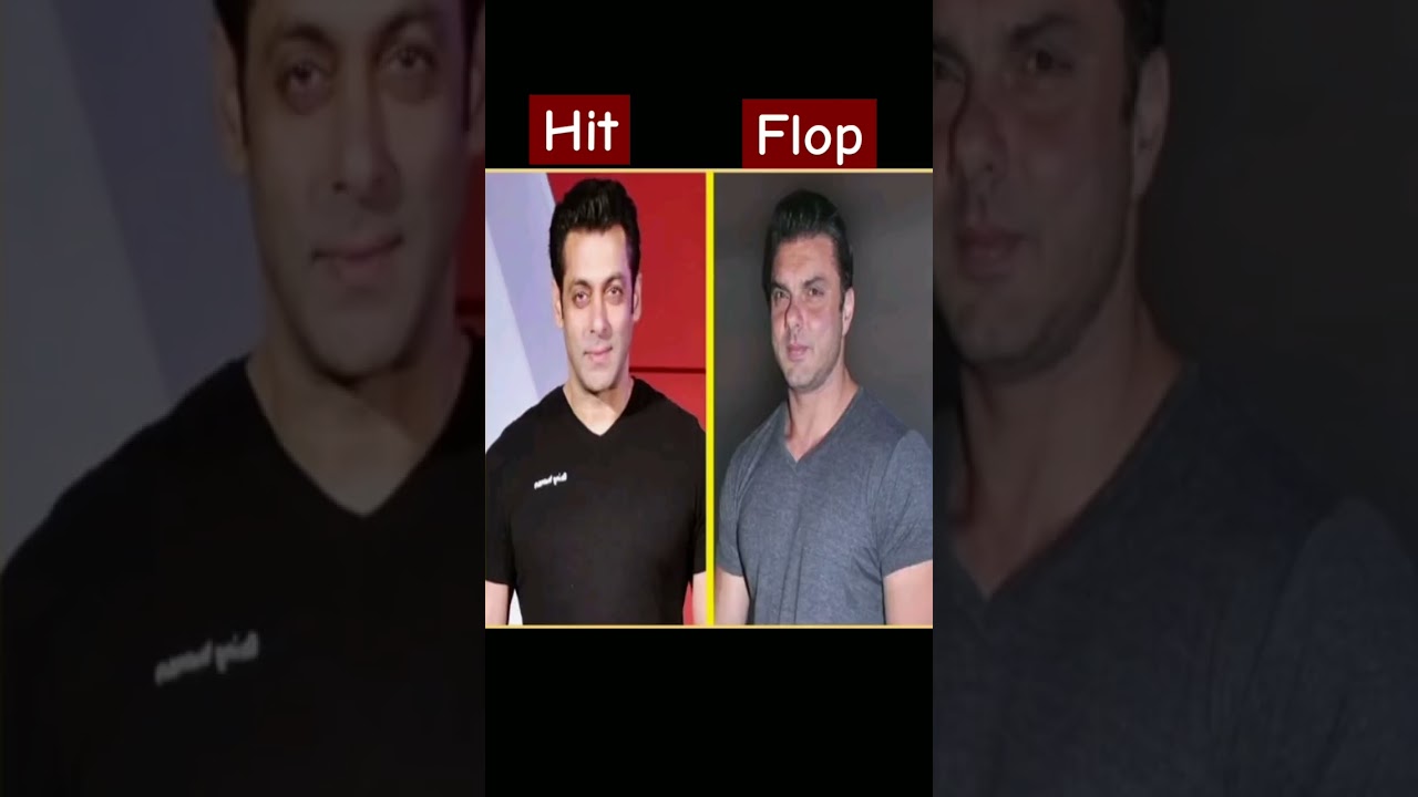 Bollywood actor hit and flop