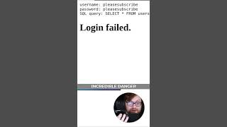 The Danger Of SQL Injection