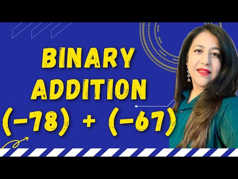 Adding Two Negative Numbers using 2's Complement Form   Binary Addition   #cao #bca #btech #bsc