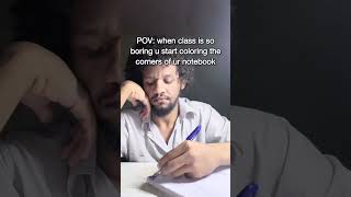 Disconnected? ✍️ #students #studentlife #pov #relatable #college #class #study