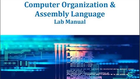 Computer Organization & Assembly Language | Lab 03 (Part 2) | PAF KIET | 2/01/2021