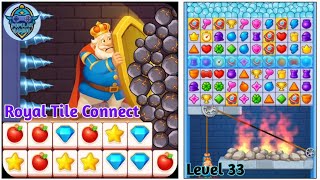 Royal Tile Connect Level 33: Gameplay Solution