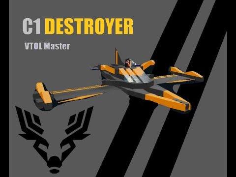 C 1 Destroyer Vtol Tutorial Roblox Plane Crazy Youtube - roblox plane crazy alpha tutorial harbinger of doom