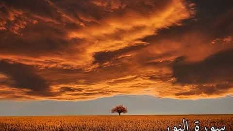سورة النور بصوت هادئ ومريح