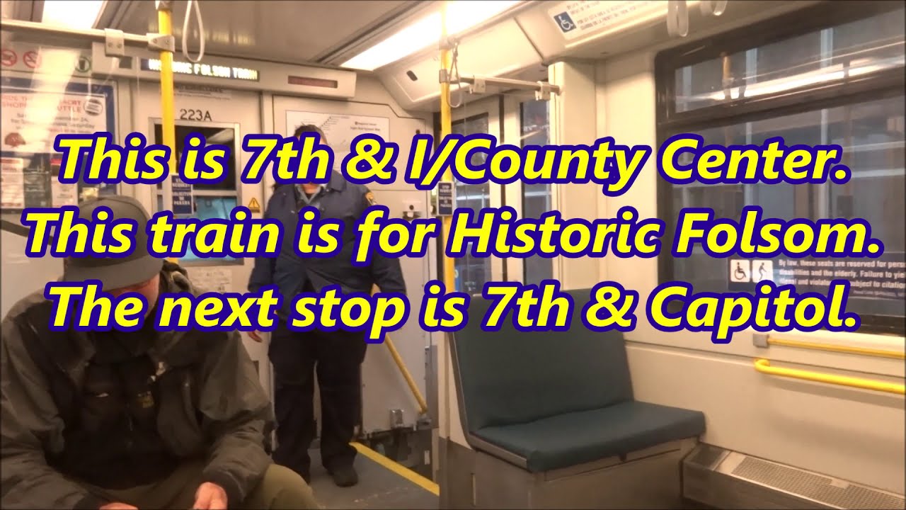 Riding Sacramento Light Rail from SAC Valley Station to Historic Folsom (FULL JOURNEY)