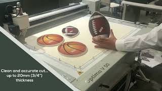 Valiani Optima 5O Cutting of 20mm 3 4  Foamboard Gatorboard Sports Balls