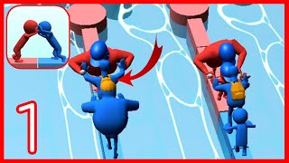 Pusher 3D - New Gameplay All Levels 1-15 (Android,iOS)