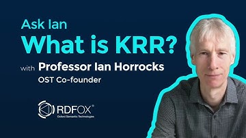 Ask Ian: What is KRR? (Knowledge Representation and Reasoning)
