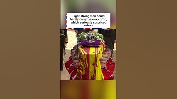 Thumbnail of It became known why the Queen was buried in a closed coffin! 😱 #shorts