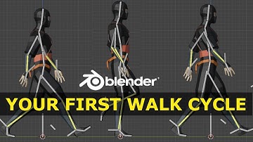 Blender Your First Walk Cycle : Beginners