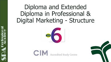 CIM Level 6 Diploma in Professional and Digital Marketing - Structure